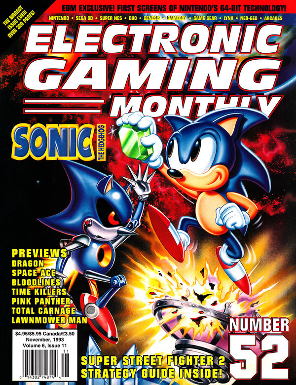 Electronic Gaming Monthly Issue 52 (November 1993) cover